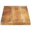 vidaXL Tischplatte 70x40x3,8 cm Rechteckig Raues Massivholz Mango