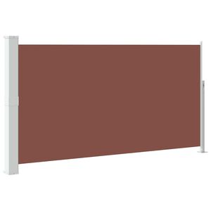 vidaXL Ausziehbare Seitenmarkise 160x300 cm Braun