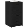 vidaXL Sideboard Schwarz Eichen-Optik 40 x 41 x 75 cm Holzwerkstoff