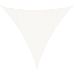 vidaXL Sonnensegel HDPE Dreieckig 3,6 x 3,6 x 3,6 m Wei&szlig;