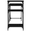 vidaXL Schreibtisch Schwarz Eichen-Optik 135 x 50 x 90 cm