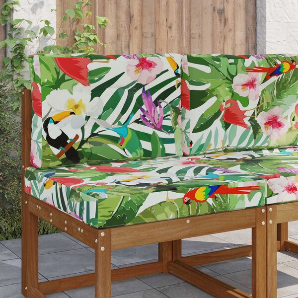 vidaXL Sofakissen f&uuml;r drau&szlig;en 2 pcs Bunt Polyester