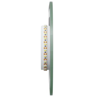 vidaXL LED-Badspiegel 40x15 cm Oval
