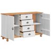 vidaXL Sideboard ASKIM 133,5 x 40 x 79 cm Massivholz Kiefer