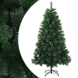 vidaXL K&uuml;nstlicher Weihnachtsbaum 120 cm PVC und Metall Gr&uuml;n