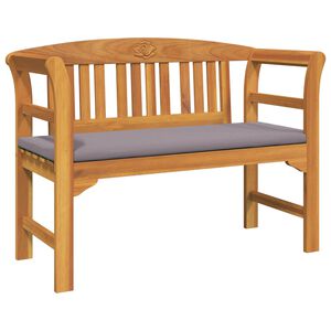 vidaXL Rosenbank 114 x 46 x 82,5 cm Massivholz Akazie Cremewei&szlig;