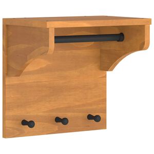 vidaXL Wandgarderobe SANDNES 43x30x42 cm Massivholz Kiefer