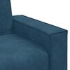 vidaXL 3-Sitzer-Sofa Blau 220x78x84 cm Samt