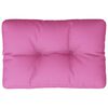 vidaXL Palettenkissen Rosa 50x40x12 cm Stoff