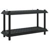 vidaXL Regaleinheit 2 Ebenen 100 x 40 x 55,5 cm PP Anthrazit