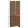vidaXL Highboard VIGO Wei&szlig; 78x40x175 cm Massivholz Kiefer