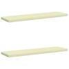 vidaXL 2-teilige Bankkissen VUGHT 2 stk. 100 % Polyester Creme