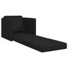 vidaXL Schlafsofa 60cm Schwarz Stoff