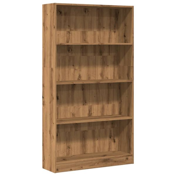 vidaXL B&uuml;cherregal Artisan-Eiche 80x24x143 cm Holzwerkstoff