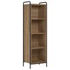 vidaXL B&uuml;cherregal 55,5 x 33 x 174 cm Holzwerkstoff Artisan-Eiche