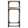 vidaXL Konsolentisch Sonoma-Eiche 75x35,5x75 cm Holzwerkstoff