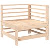 vidaXL 4-tlg. Garten-Lounge-Set Massivholz Kiefer