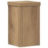 vidaXL Pflanzenst&auml;nder 2 Stk. Artisan-Eiche 10x10x18 cm Holzwerkstoff