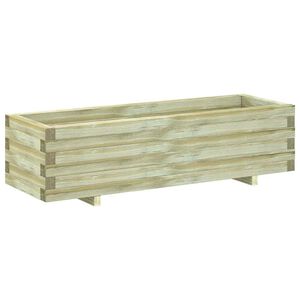 vidaXL Hochbeet 120x40x30 cm Holz Rechteckig