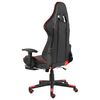 vidaXL Gaming-Stuhl mit Fu&szlig;st&uuml;tze Drehbar Rot PVC