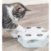 TRIXIE Katzenspielzeug Turning Feather Grau
