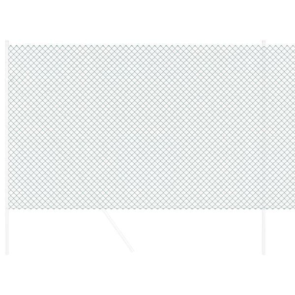 vidaXL Kettenzaun Gr&uuml;n 10 x 1,5 m Stahl