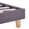 vidaXL Bettgestell Taupe Stoff 180x200 cm