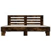 vidaXL Bettgestell R&auml;uchereiche 180x200 cm Holzwerkstoff und Metall