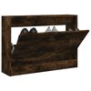 vidaXL Schuhschrank R&auml;uchereiche 80x21x57 cm Holzwerkstoff