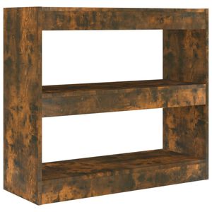 vidaXL B&uuml;cherregal/Raumteiler R&auml;uchereiche 80x30x72 cm