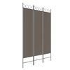 vidaXL 3-tlg. Paravent Anthrazit 120x200 cm Stoff