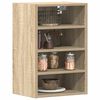 vidaXL Hängeschrank Riga Sonoma-Eiche 40x29,5x60 cm Holzwerkstoff