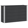 vidaXL Hochbeet Schwarz 150 x 50 x 91 cm alu.