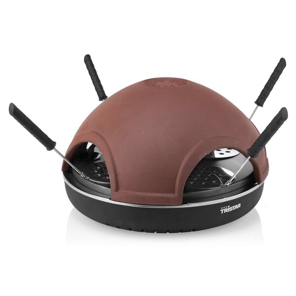 Tristar Pizzaofen f&uuml;r 4 Personen PZ-9154 Terrakottarot 900W