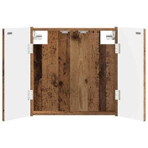 vidaXL Dartboard Schrank ARNHEM Altholz 52,5 x 10,5 x 53,5 cm