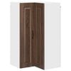 vidaXL Wand-Eckschrank PORTO Braun Eichen-Optik 57 x 57 x 100 cm
