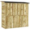 vidaXL Garten-Geräteschuppen Kiefernholz Imprägniert 182x76x175 cm