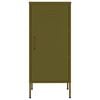 vidaXL Lagerschrank Olivgrün 42,5x35x101,5 cm Stahl