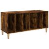 vidaXL Plattenschrank Räuchereiche 100x38x48 cm Holzwerkstoff