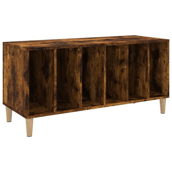 vidaXL Plattenschrank Räuchereiche 100x38x48 cm Holzwerkstoff