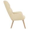 vidaXL Relaxsessel Creme Stoff