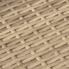 vidaXL 7-tlg. Garten-Sofagarnitur mit Kissen Beige Poly Rattan