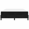 vidaXL Boxspringbett mit Matratze Schwarz 140 x 190 cm Stoff