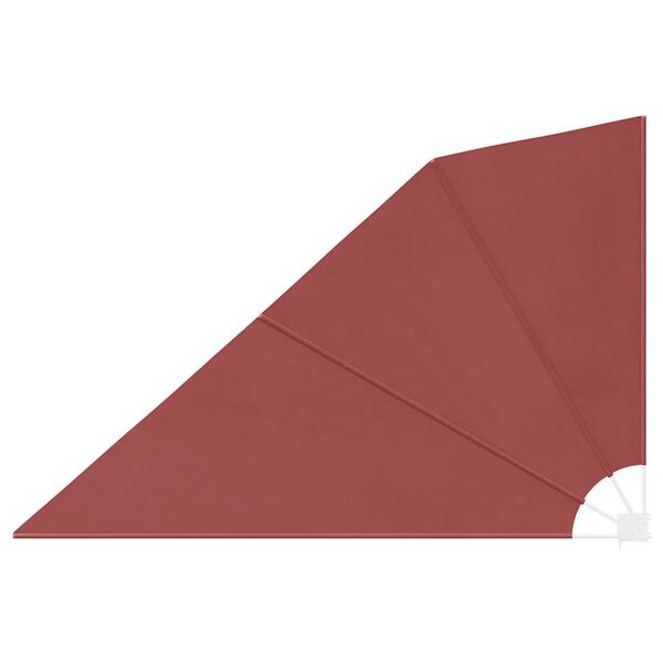 vidaXL Faltbarer Balkonf&auml;cher Terracotta-Rot 160&times;240 cm