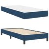 vidaXL Boxspringbett mit Matratze Blau 80 x 200 cm Stoff