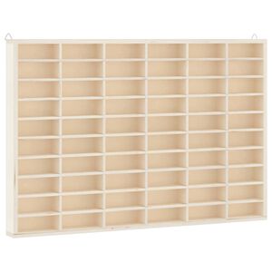 vidaXL Sammlervitrine aus Holz mit 60 F&auml;chern 60 x 4,5 x 40,5 cm