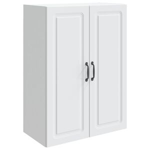 vidaXL Wandschrank 66 x 34,5 x 90 cm Holzwerkstoff Wei&szlig;