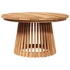 vidaXL Beistelltisch Braun 70 x 70 x 40 cm Massivholz Teak