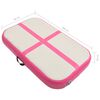 vidaXL Aufblasbare Gymnastikmatte mit Pumpe 60x100x20 cm PVC Rosa