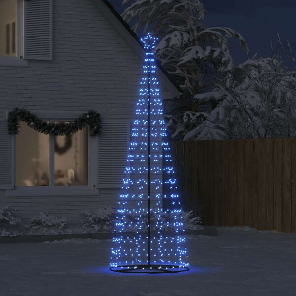 vidaXL LED Weihnachtsbaum 550 LEDs Blau 300 cm